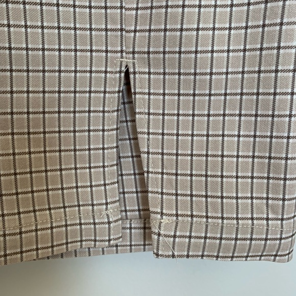 Garage checked pattern mini skirt size M never worn - Picture 4 of 6